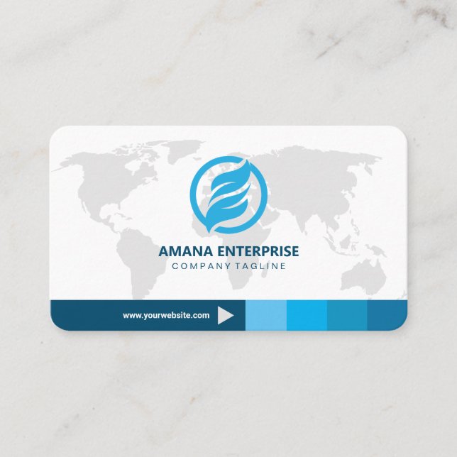 Beruflicher, moderner QR-Code Personalisiert Visitenkarte (Vorderseite)