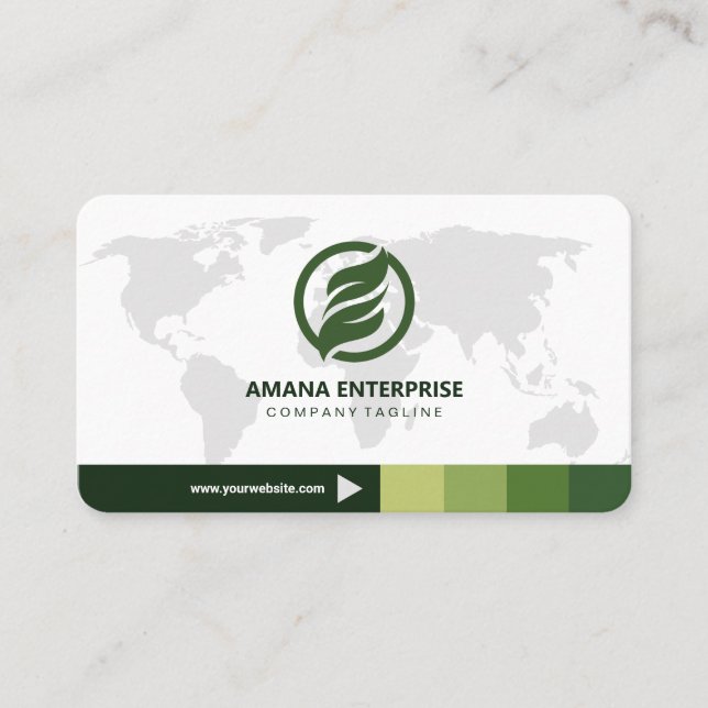 Beruflicher, moderner QR-Code Personalisiert Visitenkarte (Vorderseite)