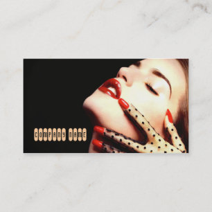 Beruflicher Nageldesigner / Stylist / Künstlerkart Visitenkarte