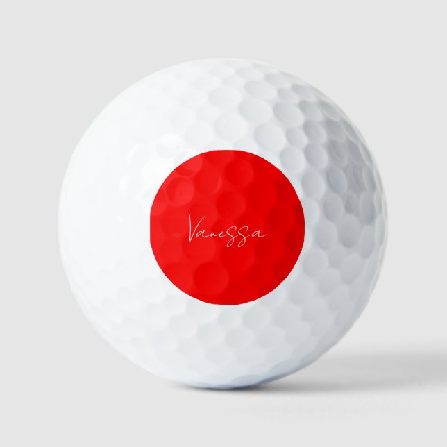 Beruflicher Name der Handschrift Golfball (Vorderseite)