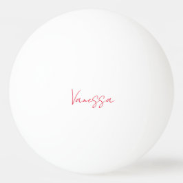 Beruflicher Name der Handschrift Tischtennisball