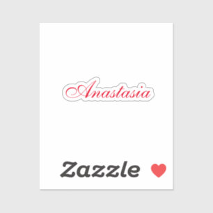 Beruflicher Name der klassischen Handschrift Aufkleber