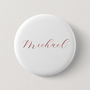 Beruflicher Name der Schrift minimalistisch modern Button