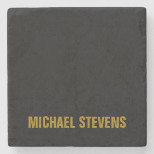 Beruflicher Name der schwarzen Farbe Steinuntersetzer