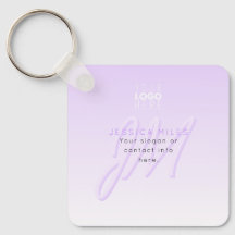 Beruflicher Name und Slogan | Helllila