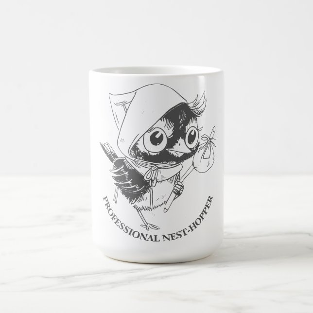 Beruflicher Nest-Hopper-Bird-Spaß Kaffeetasse (Mittel)