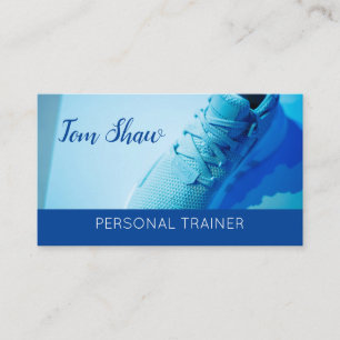 Beruflicher Personal Trainer Fitness Coach Visitenkarte