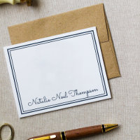 Beruflicher Personalisierter Monogramm Name Navy B