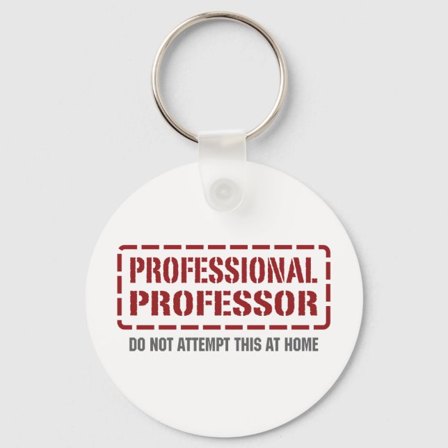 Beruflicher Professor Schlüsselanhänger (Vorderseite)