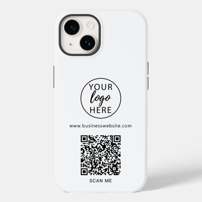 Beruflicher QR-Code Case-Mate iPhone Hülle (Rückseite)