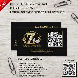 BERUFLICHER QR-CODE FÜR DAS LOGO-DESIGN VISITENKARTE