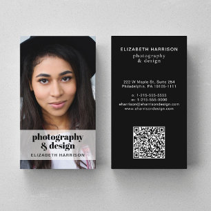 Beruflicher QR-Code für Foto Visitenkarte