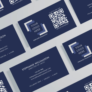 Beruflicher QR-Code für kundenspezifische Logos Na Visitenkarte