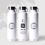 Beruflicher QR-Code für moderne Firmenlogos Trinkflasche<br><div class="desc">Machen Sie eine Aussage mit Ihrem Firmenlogo auf einer beruflichen Wasserflasche. Erhöhen Sie den Webverkehr und die Verlobung Ihrer Kunden mit dem benutzerdefinierten QR-Code-Generator auf der Flasche, der direkt auf Ihre Website verlinken kann. Verpassen Sie nicht diese einmalige Werbemöglichkeit! Passen Sie Ihre Wasserflaschen heute an. Wenn Sie meine Hilfe für...</div>