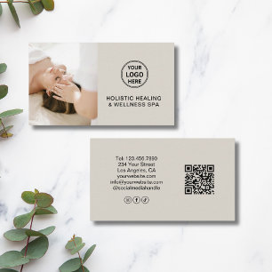 Beruflicher QR-Code Holistic Health Therapeut Visitenkarte