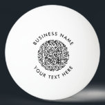 Beruflicher QR-Code-Logo-Minimal einfach Tischtennisball<br><div class="desc">Klicken Sie auf "Anpassen",  um mit Ihrem eigenen QR-Code,  Logo & Text zu ersetzen und/oder die Hintergrundfarbe zu ändern. Kunden,  die diese Codes mit ihrem Telefon scannen,  können auf alles zugreifen. Ideal für Profis,  Anwesen Agent,  Friseure,  kleine Unternehmen und mehr!</div>