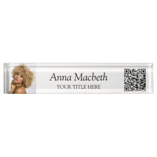 Beruflicher QR-Code Namensplakette