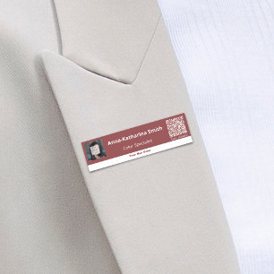 Beruflicher QR-Code Namensschild