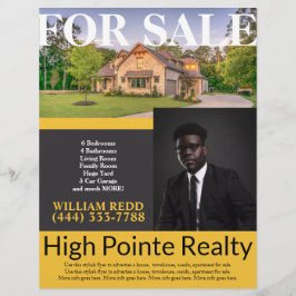 Beruflicher Real Anwesen Realm Flyer zum Verkauf