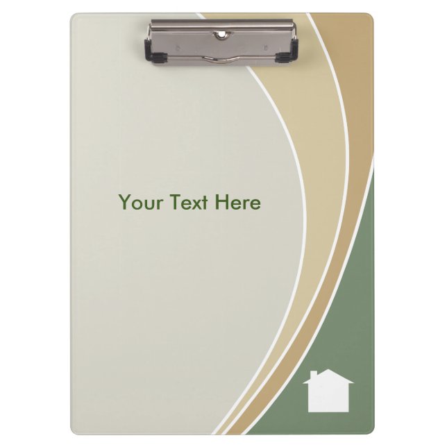 Beruflicher Realtor Klemmbrett (Vorderseite)