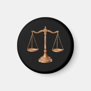 Beruflicher Rechtsanwalt Luxus Black Gold Magnet