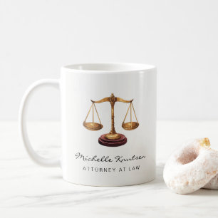 Beruflicher Rechtsanwalt Luxus Gold Kaffeetasse