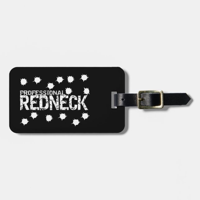 Beruflicher Redneck Gepäckanhänger (Vorderseite horizontal)
