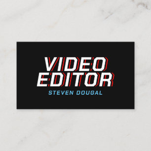 Beruflicher Retro-Minimalismus Visitenkarte