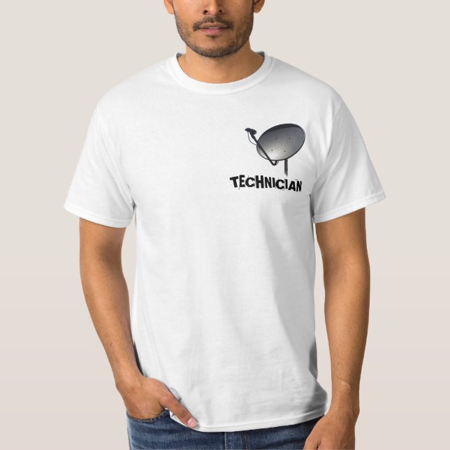 BERUFLICHER SATELLITENteller-TECHNIKER T-Shirt (Vorderseite)