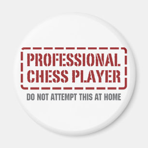 Beruflicher Schach-Spieler Magnet