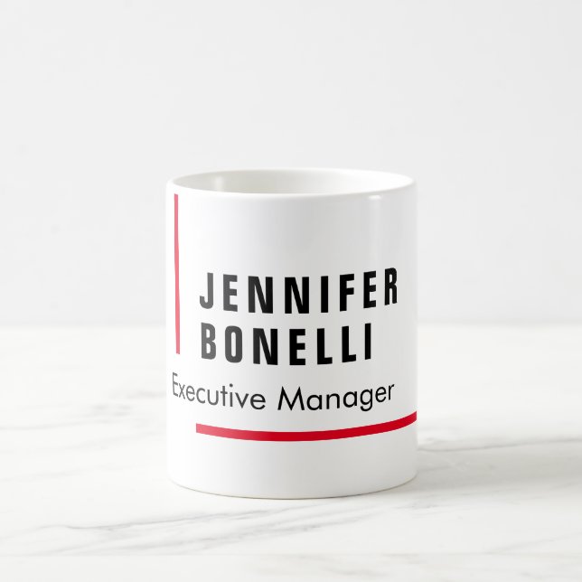 Beruflicher schlicht minimalistischer moderner Sti Kaffeetasse (Mittel)
