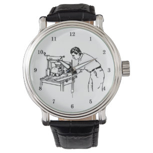 Beruflicher Schreiner Armbanduhr