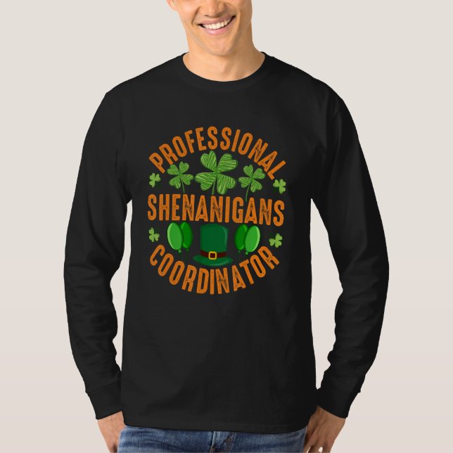 Beruflicher Shenanigans-Koordinator - St Patricks T-Shirt (Vorderseite)