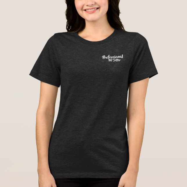 Beruflicher Sitzplatz Tri-Blend Shirt (Vorderseite)