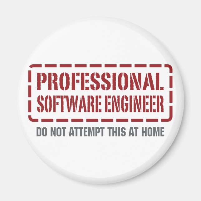 Beruflicher Software-Engineer Magnet (Vorne)
