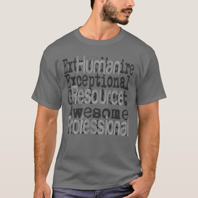 Beruflicher Sonderbeauftragter für Humanressourcen T-Shirt (Vorderseite)
