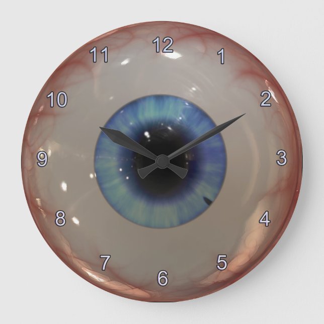 Beruflicher Spaß beim Blauen Auge Uhr (Vorderseite)