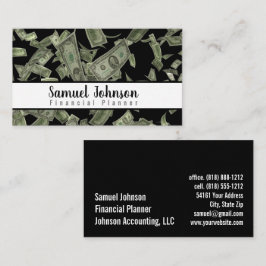 Beruflicher, stilvoller Finanzplaner Visitenkarte