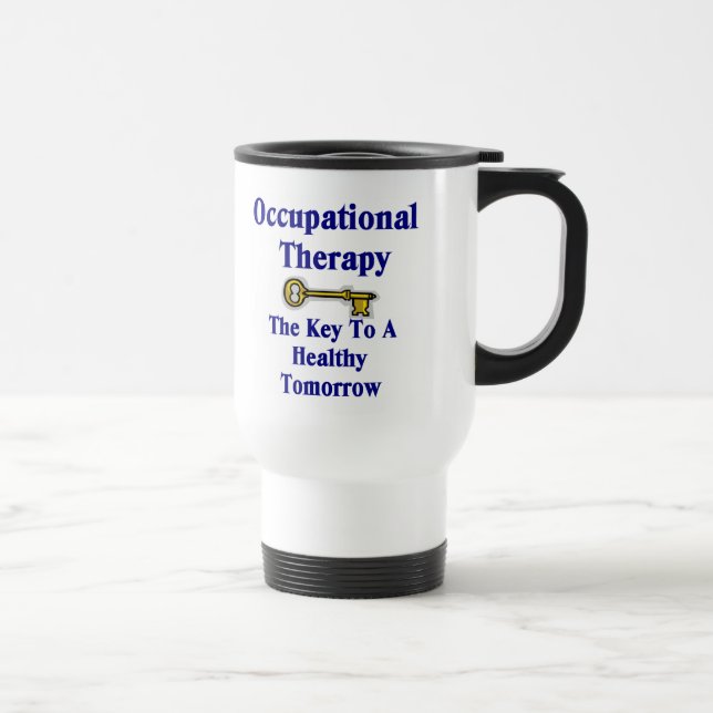 Beruflicher Therapeut-Tasse Reisebecher (Rechts)
