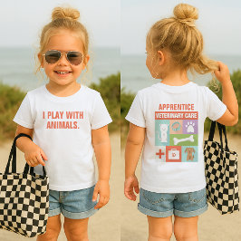 Beruflicher Tierarzt Iconic Custom Baby T-shirt