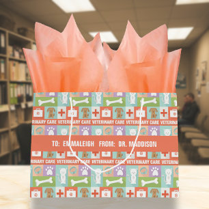 Beruflicher Tierarzt Iconic Große Geschenktüte