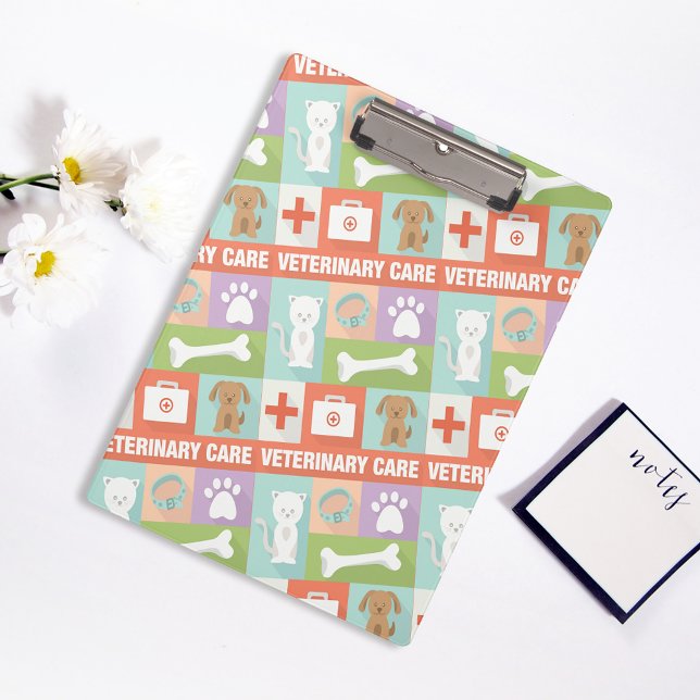 Beruflicher Tierarzt Iconic Klemmbrett (Von Creator hochgeladen)