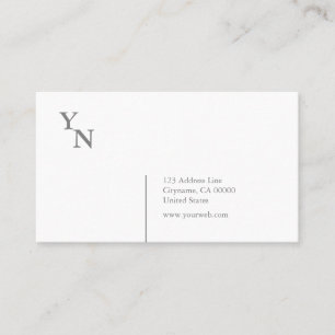 Beruflicher Typografie-Plan-graue Geschäfts-Karte Visitenkarte