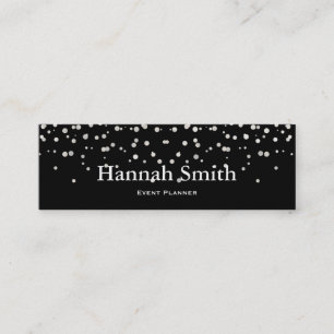 Beruflicher und moderner Luxus Glitzer Mini Visitenkarte