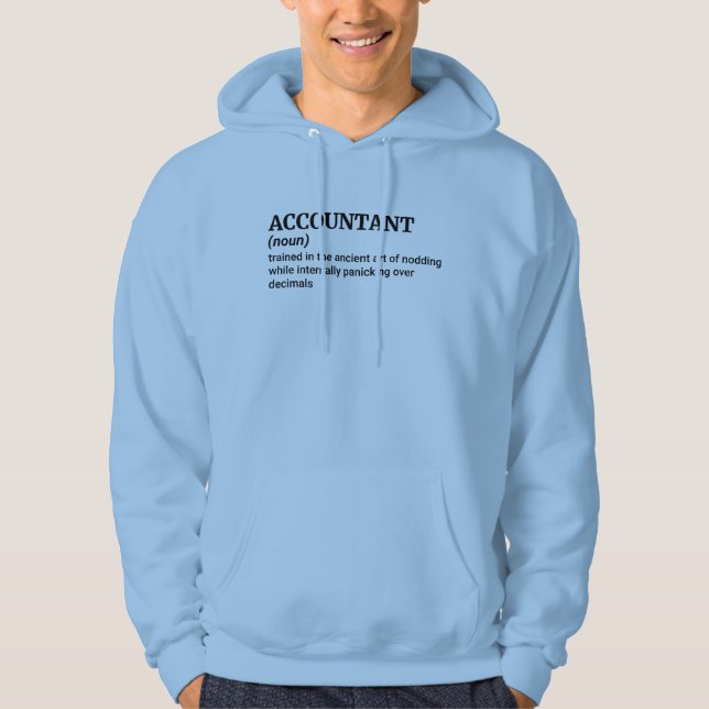 Beruflicher Zahlenschneider Hoodie (Vorderseite)