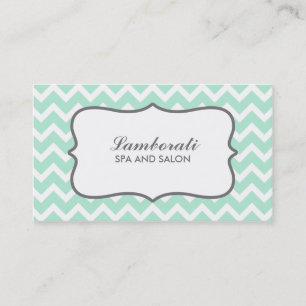 Beruflicher Zickzack Visitenkarte