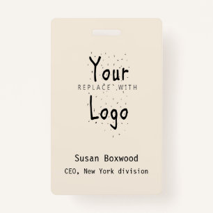 Berufliches Abzeichen-Logo-Austausch von benutzerd Ausweis