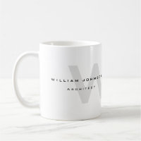 Berufliches Architekten-Monogramm Schwarzweiss