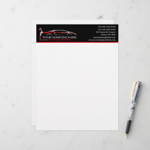 Berufliches Auto Body Paint Shop Automotive Briefbogen