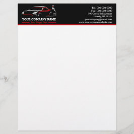 Berufliches Auto Body Paint Shop Automotive Briefbogen